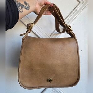 Vintage Coach NYC Putty Stewardess 9525🤎